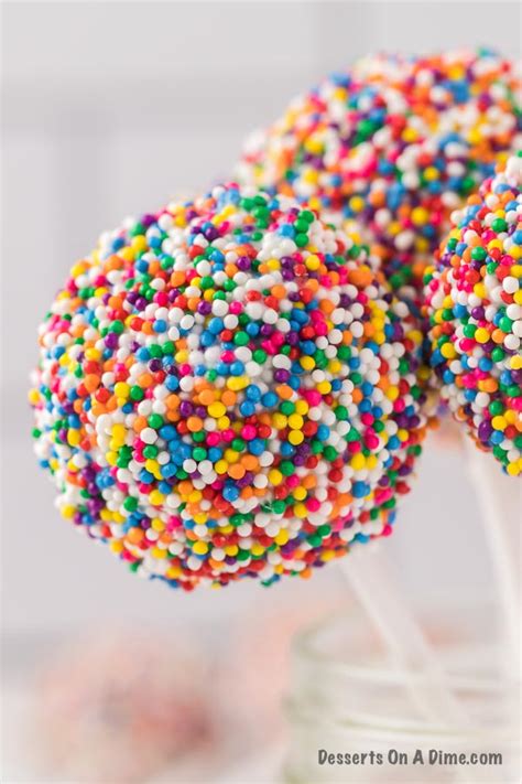 Birthday Cake Pops How To Make Birthday Cake Pops