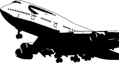 747 Plane Svg Aeroplane Svg Jumbo Jet Silhouette Files Etsy Jumbo