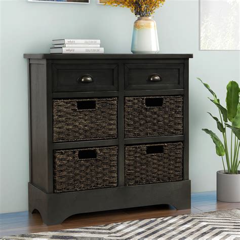 Jumper 28 Storage Cabinet Rustic Accent Cabinet W Two Drawers And Four