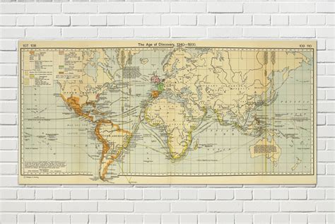 Vintage Map Of World Free Stock Photo Public Domain Pictures