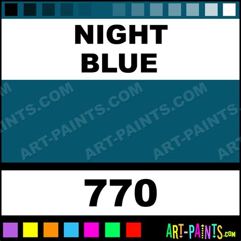 Night Blue Soft Pastel Paints 770 Night Blue Paint Night Blue