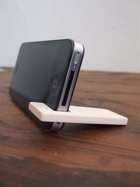 Wood Iphone 4 4s 5c Stand Cherry With Por Yournestinspired Maple