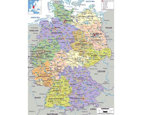 Maps Of Germany Collection Of Maps Of Germany Europe Mapsland