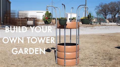 Diy Tower Garden Youtube