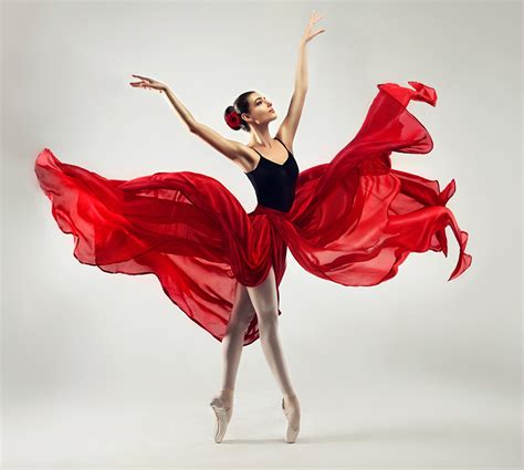 Desktop Wallpapers Ballet Dancing Young Woman Hands Gray Background