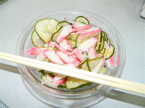 Sunomono Salada de pepino agridoce com kani Saudável Receitas Gshow