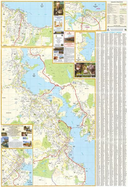 Hobart Ubd Map Buy Map Of Hobart Mapworld