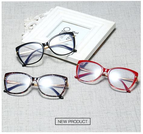 45847 Tr90 Retro Cat Eye Glasses Frames Men Women Optical Computer Gla Cinily
