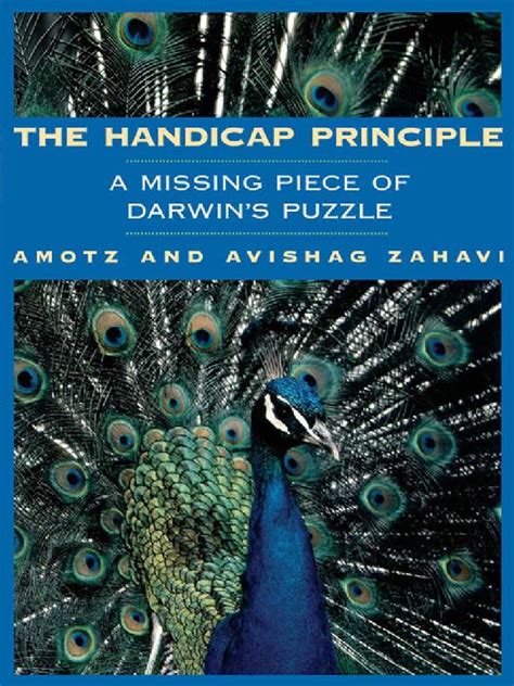 The Handicap Principle A Missi Amotz Zahavi Avishag Zahavi Pdf