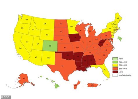 The Most Obese States In America West Virginia Leads The Pack With Nearly 40 Business Telegraph
