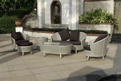 The seat cushions and pillows are highly comfortable. China Outdoor Furniture-Sydney Sofa Set - China Outdoor ...