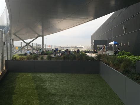 My First Look Jetblues Outdoor T5 Rooftop Lounge At Jfk