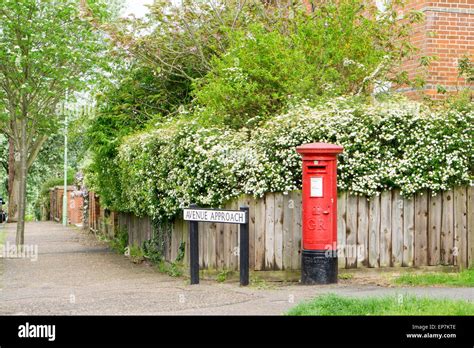 Bury St Edmunds England 11 May 2015 Vintage British Postal Pillar