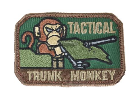 Mil Spec Monkey Trunk Monkey Velcro Patch Od Green