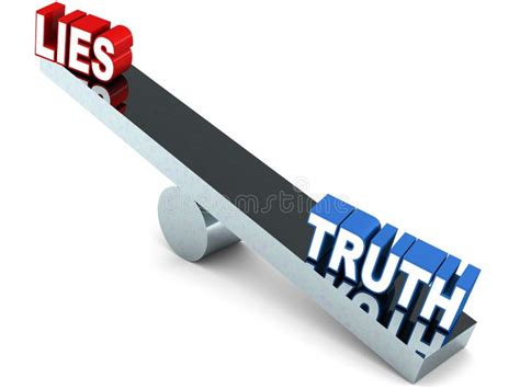 Truth Over Lies And Rumors Stock Illustration Illustration Of Reality