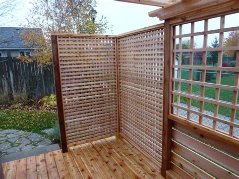 Deck Privacy Screen For Additional Privacy Level