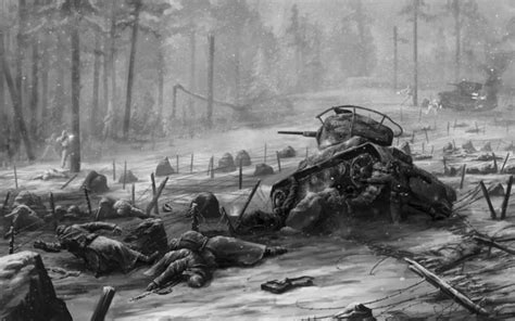 Winter War Ambush Aftermath In 2020 War Art Military Art World War