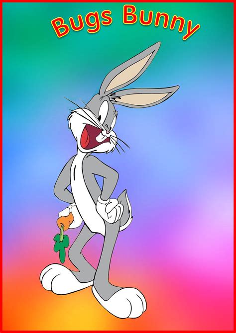 Bugs Bunny Cartoon Characters Embroidery Designs Desi