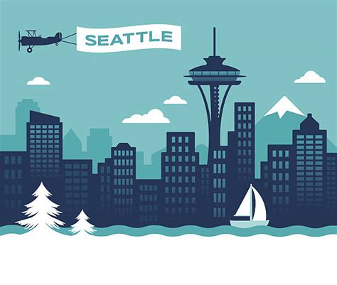 Seattle Clip Art Vector Images And Illustrations Istock
