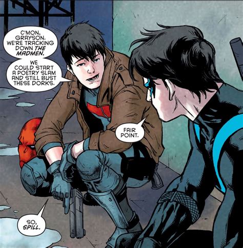 Honestly Though Dick And Jason’s Gossiping In The Middle Of A Shared Bust Is Just So Cute