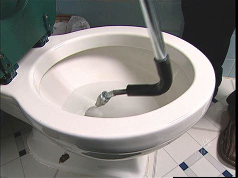 Toilet, wax ring, auger, plunge, pull the p. How to Unclog a Toilet | how-tos | DIY