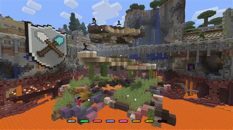 Minecraft Wii U Edition Tumble Mini Game Footage