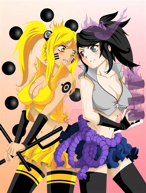 Naruto Vs Sasuke Female Version By Yudey27 On Deviantart