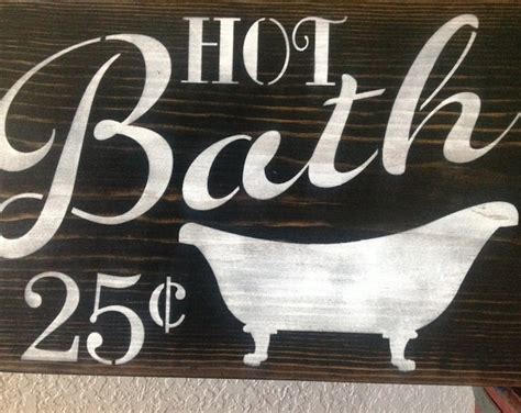 hot bath 25 cents soap and towel extra fresh creek water etsy