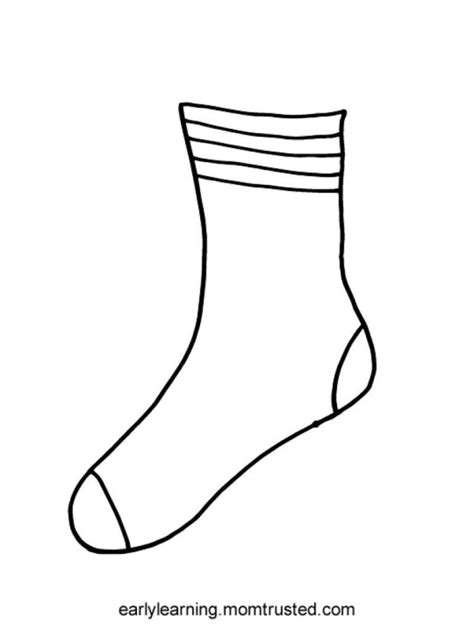 Free printable dr seuss coloring pages for kids. 25+ Wonderful Photo of Sock Coloring Page - birijus.com