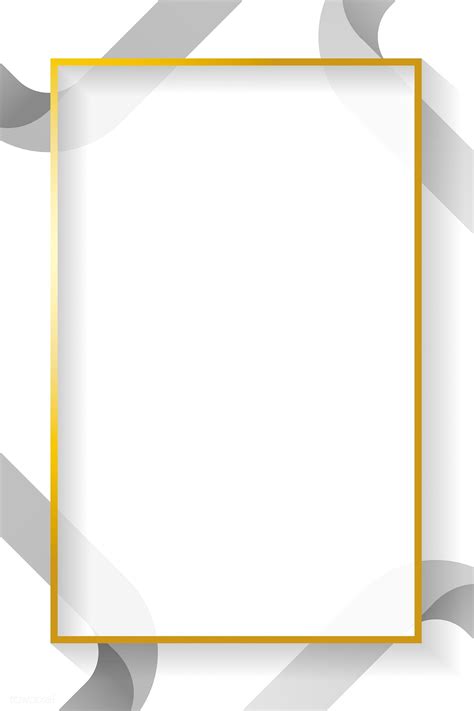 Download Premium Vector Of Blank Rectangle Abstract Frame Vector