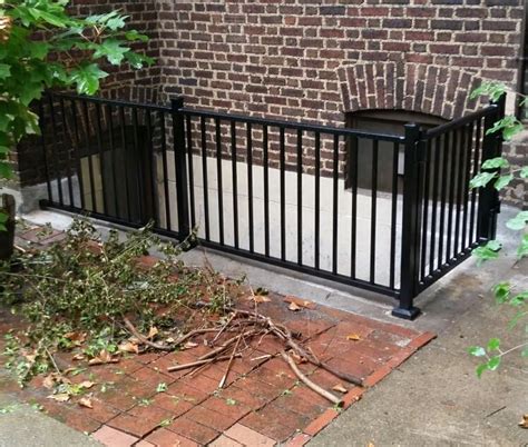 There is an old gate that would. Pro Fence & Railing - Handrails - 36' Black Aluminum ...