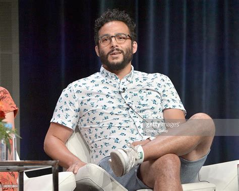 actor ennis esmer speaks onstage during the red oaks panel news photo getty images