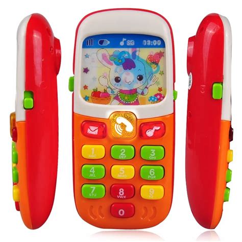 Baby Electronic Toy Phone Musical Mini Cute Mobile Phone Early