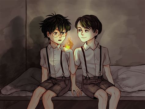 Pin On Tom Riddle With Harry As Otp