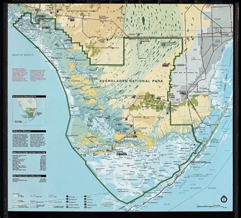 Map Of Everglades National Park Us Geological Survey