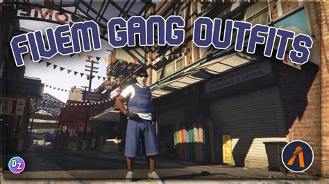Blue Fivem Gang Outfits Tutorial Unive Youtube