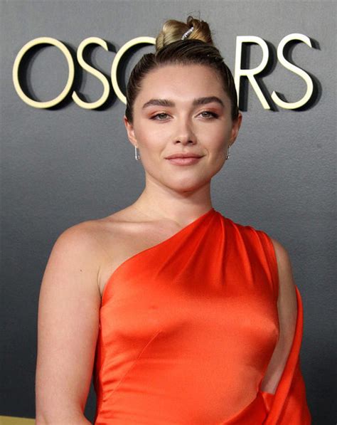 Florence Pugh In Monse At The Academy Awards Nominees Luncheon In Or