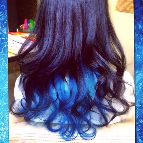 Rinse your hair with a mixture of water and white vinegar immediately after dyeing. Her under layer is dyed with MANIC PANIC® Rockabilly Blue ...
