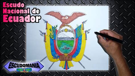Como Dibujar El Escudo Del Ecuador Imagui