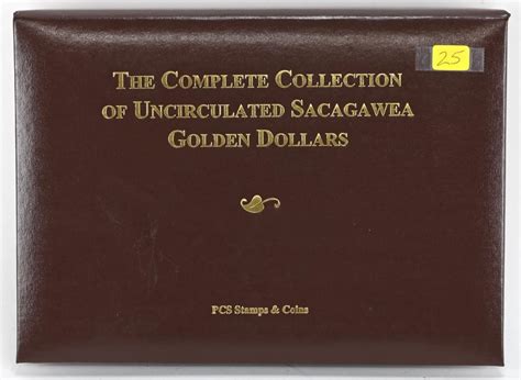 Sold Price Us Sacagawea Golden Dollars Pcs Stamps And Coins Collection