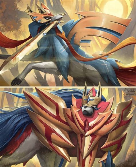 Zacian and zamazenta are the highlight releases of pokémon go's upcoming ultra unlock part 3 event, which starts tomorrow at 10:00 am (local time) across the globe. Pin by Spyro on Zacian and Zamazenta (With images ...
