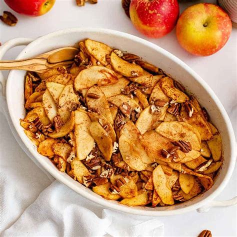 Healthy Baked Sliced Apples Vegan Paleo Whole30 Bites Of Wellness