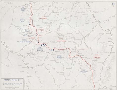 Western Front 1917 World War 1 Maps Cka
