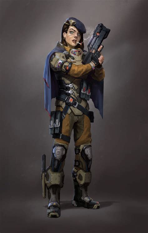 freelance concept artist sci fi characters sci fi concept art cyberpunk character