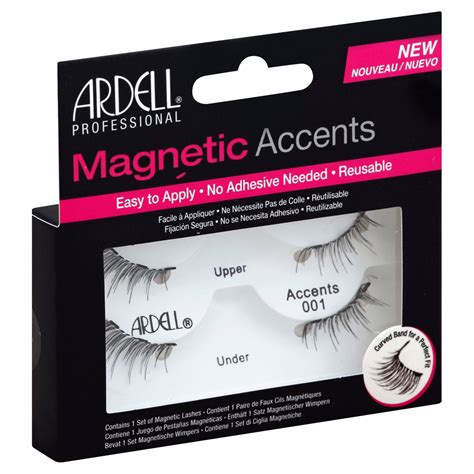 ardell professional magnetic accents lashes 001 shop eyes at h e b