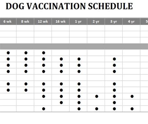 Dog Vaccination Schedule