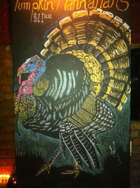 chalk turkey chalkboard art art chalk