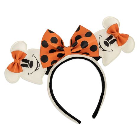 Disney Loungefly Ear Headband Gingerbread Mickey And Minnie Mouse Ears