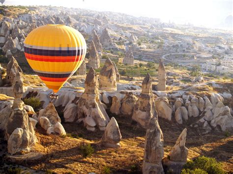 Hot Air Balloon Ride In Cappadocia Turkey Flying Mammut
