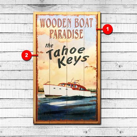 The Vintage Beach Sign Collection Custom Retro Vintage Signs